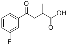2-METHYL-4-OXO-4-(3'-FLUOROPHENYL)BUTYRIC ACID CAS#: 75380-94-8