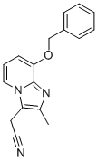 2-METHYL-8-(PHENYLMETHOXY)IMIDAZO[1,2-A]PYRIDINE-3-ACETONITRILE CAS#: 76081-98-6
