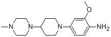 [2-Methoxy-4-[4-(4-methylpiperazin-1-yl)piperidin-1-yl]phenyl]amine CAS#: 761440-75-9