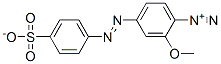 2-Methoxy-4-[(4-sulfonatophenyl)azo]benzenediazonium CAS#: 72152-94-4