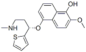 2-Methoxy-5-[(1S)-3-(methylamino)-1-(2-thienyl)propoxy]-1-naphthalenol CAS#: 741693-79-8