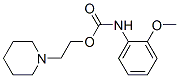 (2-Methoxyphenyl)carbamic acid 2-piperidinoethyl ester CAS#: 76875-80-4