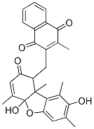 2-Methyl-3-[(1,2,4a,9b-tetrahydro-4a,8-dihydroxy-4,7,9,9b-tetramethyl-2-oxodibenzofuran-1-yl)methyl]-1,4-naphthalenedione CAS#: 75083-43-1
