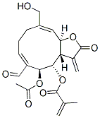2-Methylpropenoic acid [(3aS,4S,5S,6E,10Z,11aR)-5-acetoxy-6-formyl-2,3,3a,4,5,8,9,11a-octahydro-10-(hydroxymethyl)-3-methylene-2-oxocyclodeca[b]furan-4-yl] ester CAS#: 72704-05-3