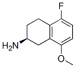 2-Naphthalenamine,5-fluoro-1,2,3,4-tetrahydro-8-methoxy-,(S)-(9CI) CAS#: 764616-76-4