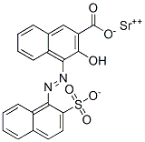 2-Naphthalenecarboxylic acid, 3-hydroxy-4-[(2-sulfo-1-naphthalenyl)azo]-, strontium salt CAS#: 73612-33-6