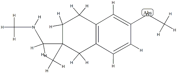 2-Naphthalenemethanamine,1,2,3,4-tetrahydro-6-methoxy-N,2-dimethyl-(9CI) CAS#: 792153-90-3