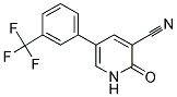 2-OXO-5-[3-(TRIFLUOROMETHYL)PHENYL]-1,2-DIHYDRO-3-PYRIDINECARBONITRILE CAS#: 76053-36-6