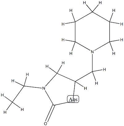 2-Oxazolidinone,3-ethyl-5-(1-piperidinylmethyl)-(9CI) CAS#: 779266-35-2