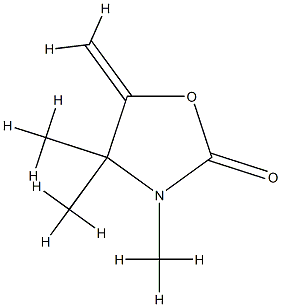 2-Oxazolidinone,3,4,4-trimethyl-5-methylene-(9CI) CAS#: 761000-61-7