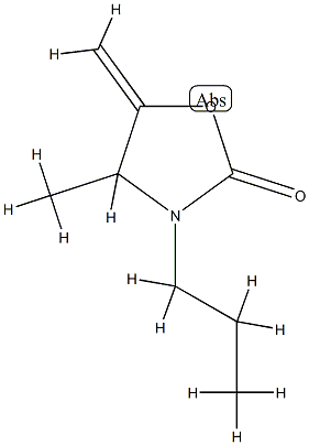 2-Oxazolidinone,4-methyl-5-methylene-3-propyl-(9CI) CAS#: 761000-60-6
