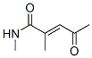 2-Pentenamide, N,2-dimethyl-4-oxo- (9CI) CAS#: 79780-04-4