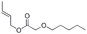 2-(Pentyloxy)acetic acid 2-butenyl ester CAS#: 72894-10-1