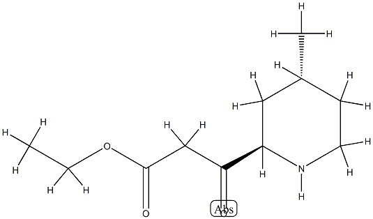 2-Piperidinepropanoicacid,4-methyl-bta-oxo-,ethylester,(2R-trans)-(9CI) CAS#: 774515-73-0