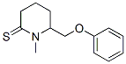 2-Piperidinethione,  1-methyl-6-(phenoxymethyl)- CAS#: 787636-59-3