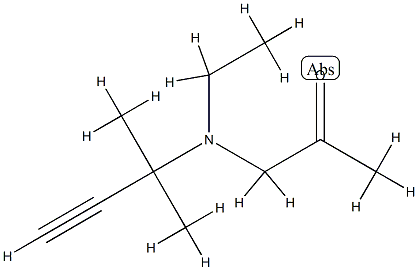2-Propanone,1-[(1,1-dimethyl-2-propynyl)ethylamino]-(9CI) CAS#: 725679-02-7