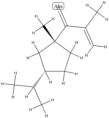 2-Propen-1-one,2-methyl-1-[(1R,3S)-1-methyl-3-(1-methylethyl)cyclopentyl]-(9CI) CAS#: 791620-51-4