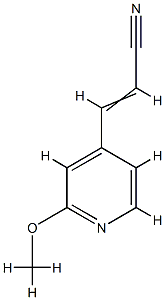 2-Propenenitrile,3-(2-methoxy-4-pyridinyl)-(9CI) CAS#: 764708-22-7
