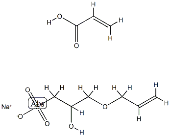 2-Propenoic acid, polymer with 2-hydroxy-3-(2-propenyloxy)-1-propanesulfonic acid monosodium salt CAS#: 78266-09-8