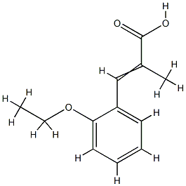 2-Propenoicacid,3-(2-ethoxyphenyl)-2-methyl-(9CI) CAS#: 773120-24-4