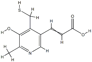 2-Propenoicacid,3-[5-hydroxy-4-(mercaptomethyl)-6-methyl-3-pyridinyl]-(9CI) CAS#: 785718-92-5