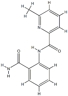 2-Pyridinecarboxamide,N-[2-(aminocarbonyl)phenyl]-6-methyl-(9CI) CAS#: 733806-23-0