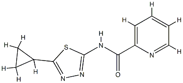 2-Pyridinecarboxamide,N-(5-cyclopropyl-1,3,4-thiadiazol-2-yl)-(9CI) CAS#: 784166-15-0