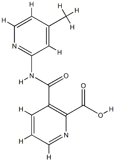 2-Pyridinecarboxylicacid,3-[[(4-methyl-2-pyridinyl)amino]carbonyl]-(9CI) CAS#: 774186-28-6