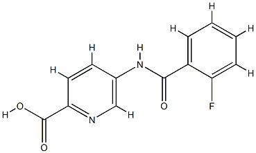 2-Pyridinecarboxylicacid,5-[(2-fluorobenzoyl)amino]-(9CI) CAS#: 759427-33-3