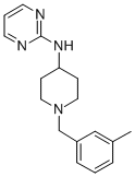 2-Pyrimidinamine, N-(1-((3-methylphenyl)methyl)-4-piperidinyl)- CAS#: 76167-66-3