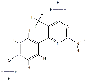 2-Pyrimidinamine,4-(4-methoxyphenyl)-5,6-dimethyl-(9CI) CAS#: 792942-46-2