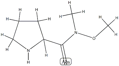 2-Pyrrolidinecarboxamide,N-methoxy-N-methyl-(9CI) CAS#: 742691-96-9