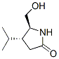 2-Pyrrolidinone,5-(hydroxymethyl)-4-(1-methylethyl)-,(4R,5S)-(9CI) CAS#: 745014-14-6