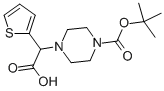 2-(THIOPHEN-2-YL)-3-(4-BOC-PIPERAZIN-1-YL)ACETIC ACID CAS#: 763109-79-1