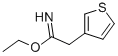 2-THIOPHEN-3-YLACETIMIDIC ACID ETHYL ESTER CAS#: 777029-08-0
