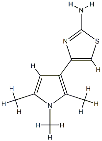 2-Thiazolamine,4-(1,2,5-trimethyl-1H-pyrrol-3-yl)-(9CI) CAS#: 793727-92-1