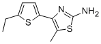 2-Thiazolamine,4-(5-ethyl-2-thienyl)-5-methyl-(9CI) CAS#: 781574-99-0
