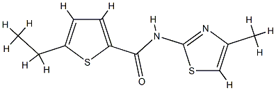 2-Thiophenecarboxamide,5-ethyl-N-(4-methyl-2-thiazolyl)-(9CI) CAS#: 774588-42-0