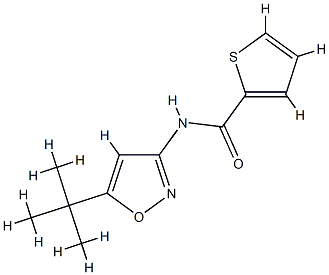 2-Thiophenecarboxamide,N-[5-(1,1-dimethylethyl)-3-isoxazolyl]-(9CI) CAS#: 717857-76-6