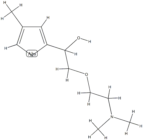2-Thiophenemethanol,alpha-[[2-(dimethylamino)ethoxy]methyl]-4-methyl-(9CI) CAS#: 791752-58-4