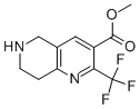 2-Trifluoromethyl-5,6,7,8-tetrahydro-[1,6]naphthyridine-3-carboxylic acid methyl ester CAS#: 794461-82-8