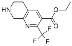 2-Trifluoromethyl-5,6,7,8-tetrahydro-[1,7]naphthyridine-3-carboxylic acid ethyl ester CAS#: 794461-86-2