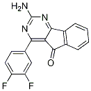 2-aMino-4-(3,4-difluorophenyl)-5H-indeno[1,2-d]pyriMidin-5-one CAS#: 713514-76-2