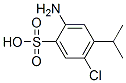 2-amino-4-isopropyl-5-chlorobenzenesulfonic acid CAS#: 88-57-3