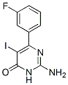 2-amino-5-iodo-6-(3-fluorophenyl)-4(3H)-pyrimidinone CAS#: 74602-60-1