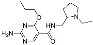 2-amino-N-[(1-ethylpyrrolidin-2-yl)methyl]-4-propoxy-pyrimidine-5-carb oxamide CAS#: 72418-31-6