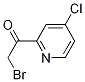 2-broMo-1-(4-chloropyridin-2-yl)ethanone CAS#: 718595-36-9