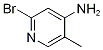 2-bromo-5-methylpyridin-4-amine CAS#: 79055-60-0