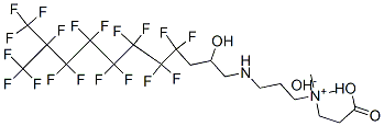 (2-carboxyethyl)-3-[[4,4,5,5,6,6,7,7,8,8,9,9,10,11,11,11-hexadecafluoro-2-hydroxy-10-(trifluoromethyl)undecyl]amino]propyldimethylammonium hydroxide CAS#: 73353-25-0