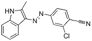 2-chloro-4-[(2-methyl-1H-indol-3-yl)azo]benzonitrile CAS#: 72953-48-1